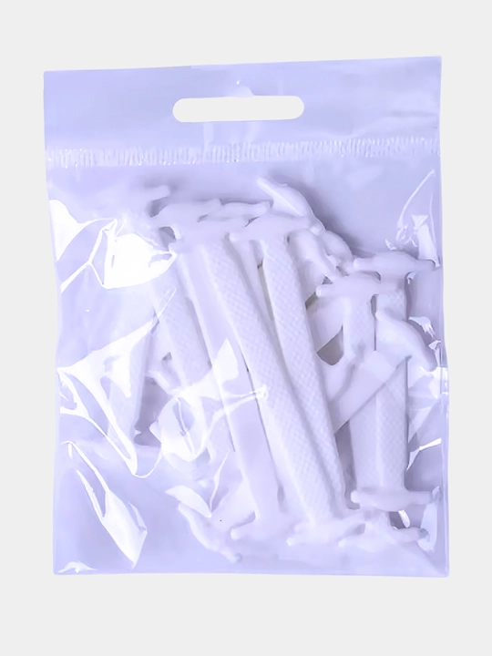 Elastik poyabzal shnurlari, silikon, 5 dan ortiq rangli
