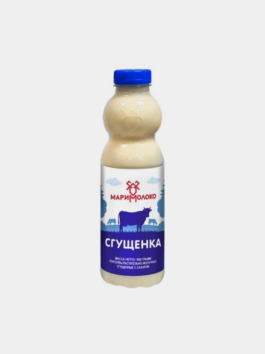 Сгущенка Российский продукт, сахаром, пэт, 950 г - 