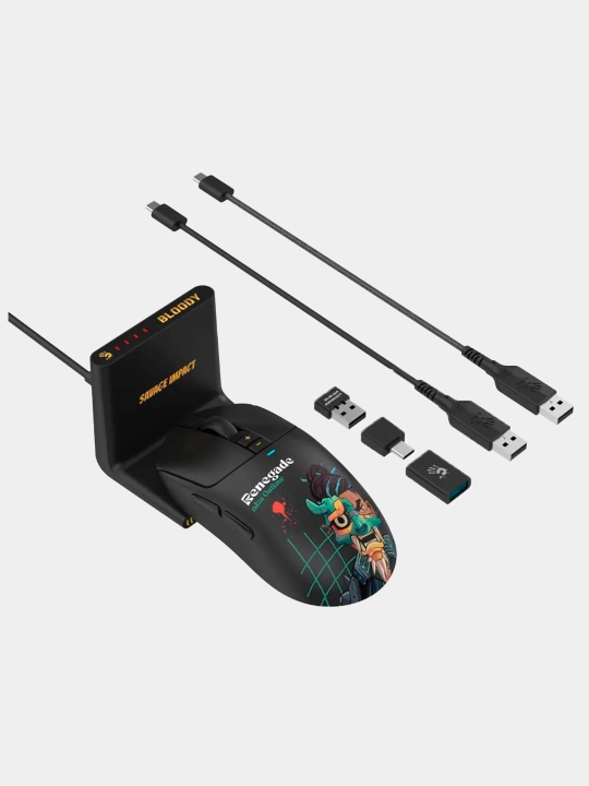 Игровая мышь Bloody R72 DUO BLACK / PROXY BOOM / RENEGATE SUNSET