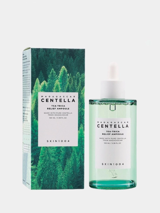 Tinchlantiruvchi ampulali zardob Madagascar Centella Ampoule Skin1004, sentella bilan
