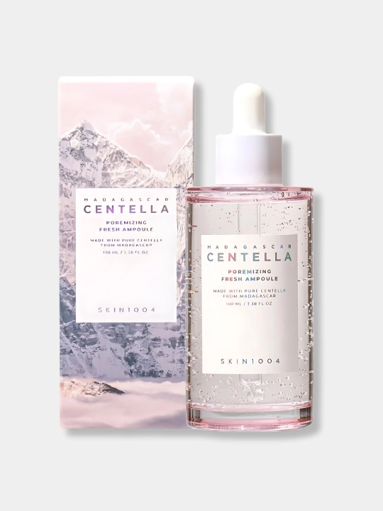 Tinchlantiruvchi ampulali zardob Madagascar Centella Ampoule Skin1004, sentella bilan