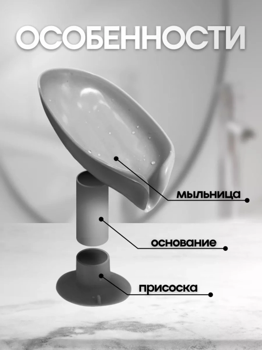 So‘rg‘ichli, olxo‘rili, yaproqsimon sovun idishi