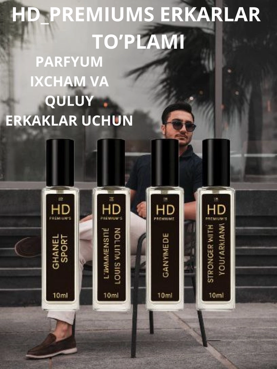 HD PREMIUMS Chanel Allure Homme Sport, Louis Vuitton L'Immensite, Ganymede, Stronger with you парфюм