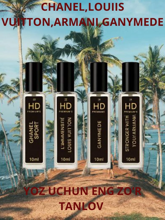 HD PREMIUMS Chanel Allure Homme Sport, Louis Vuitton L'Immensite, Ganymede, Stronger with you парфюм
