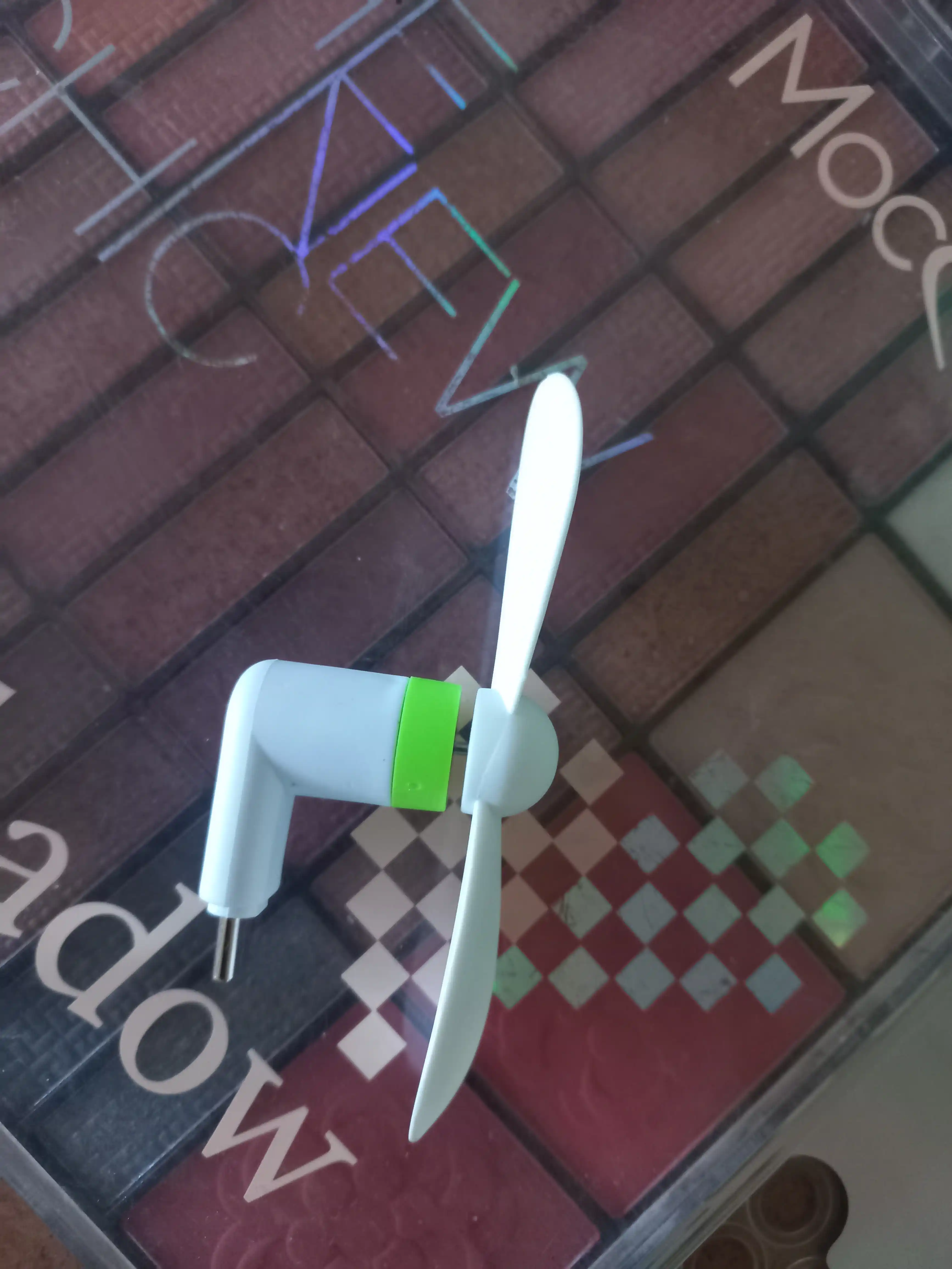 Portativ mini USB ventilyator, universal, Type-C, Micro, Lightining