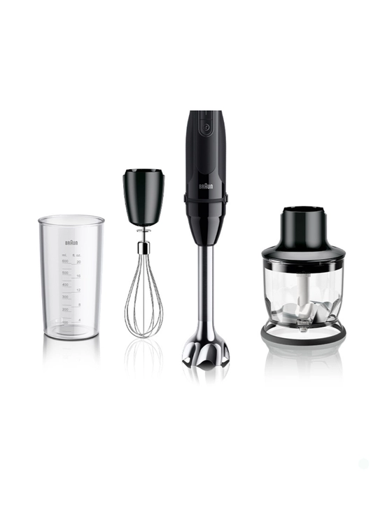 Parvozli blender BRAUN MQ50202MBK MultiQuick 5, 1000 Vt, 21 tezlik