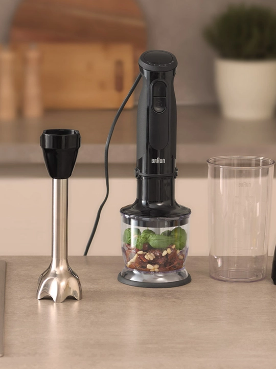 Parvozli blender BRAUN MQ50202MBK MultiQuick 5, 1000 Vt, 21 tezlik