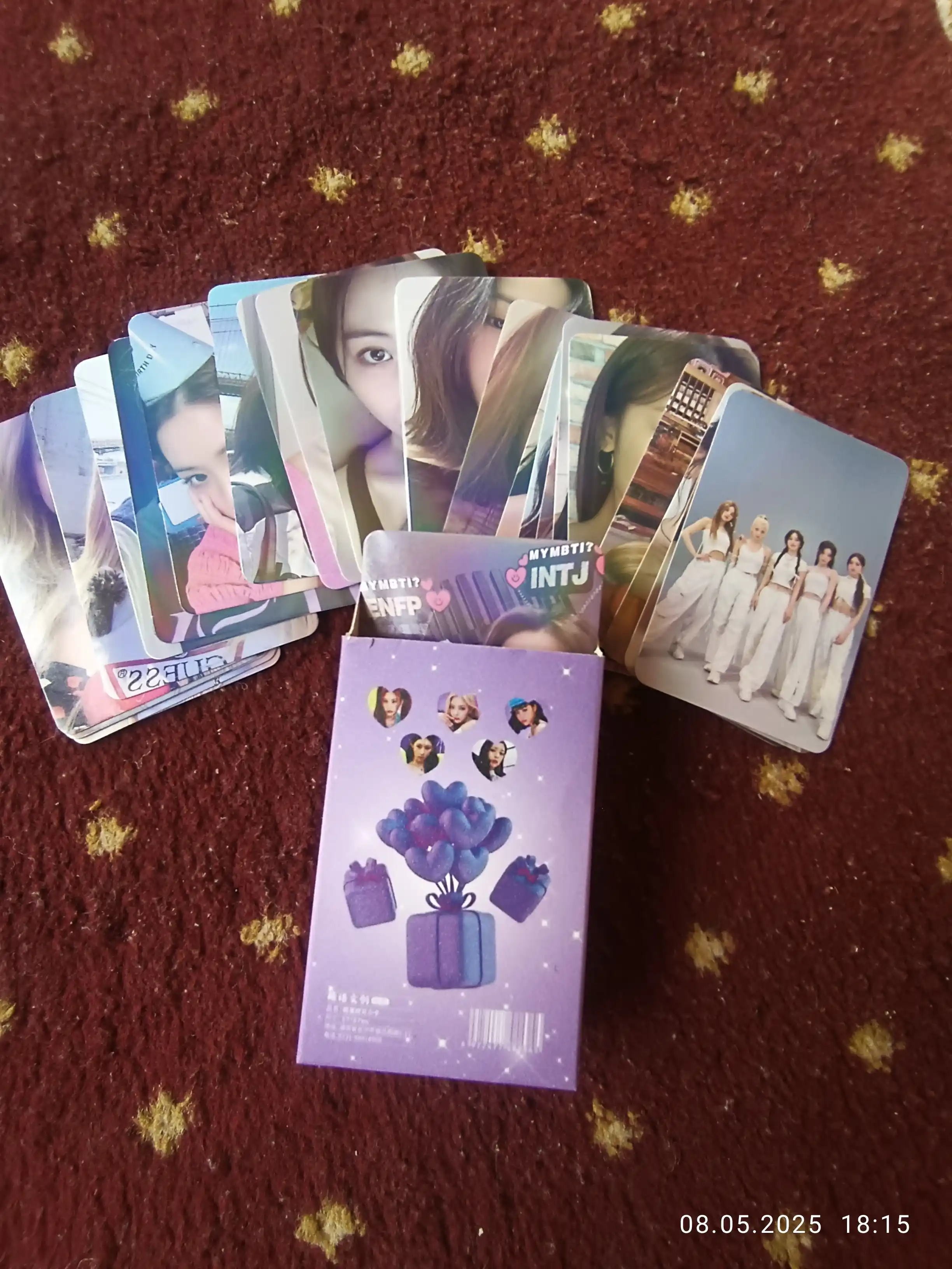 To'plamli LOMO kartalari K-POP Itzy, 55 dona