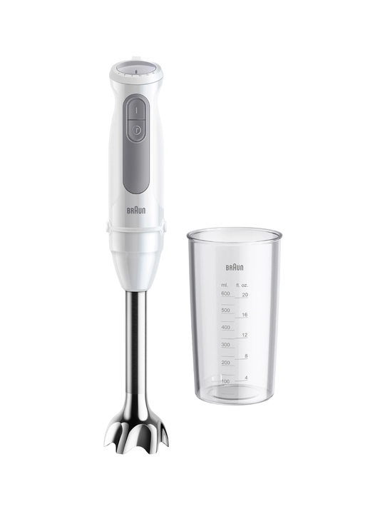 Parvozli blender BRAUN MQ50001MWH MultiQuick 5, 1000 Vt, 21 tezlik