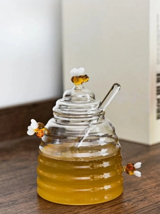 Asal idishi, qoshiqli stakan, 500 ml