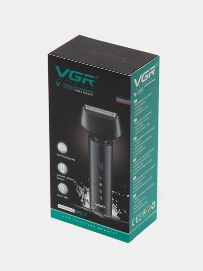 Электробритва VGR V-380, электрический станок для бритья — RAVISHO-S02