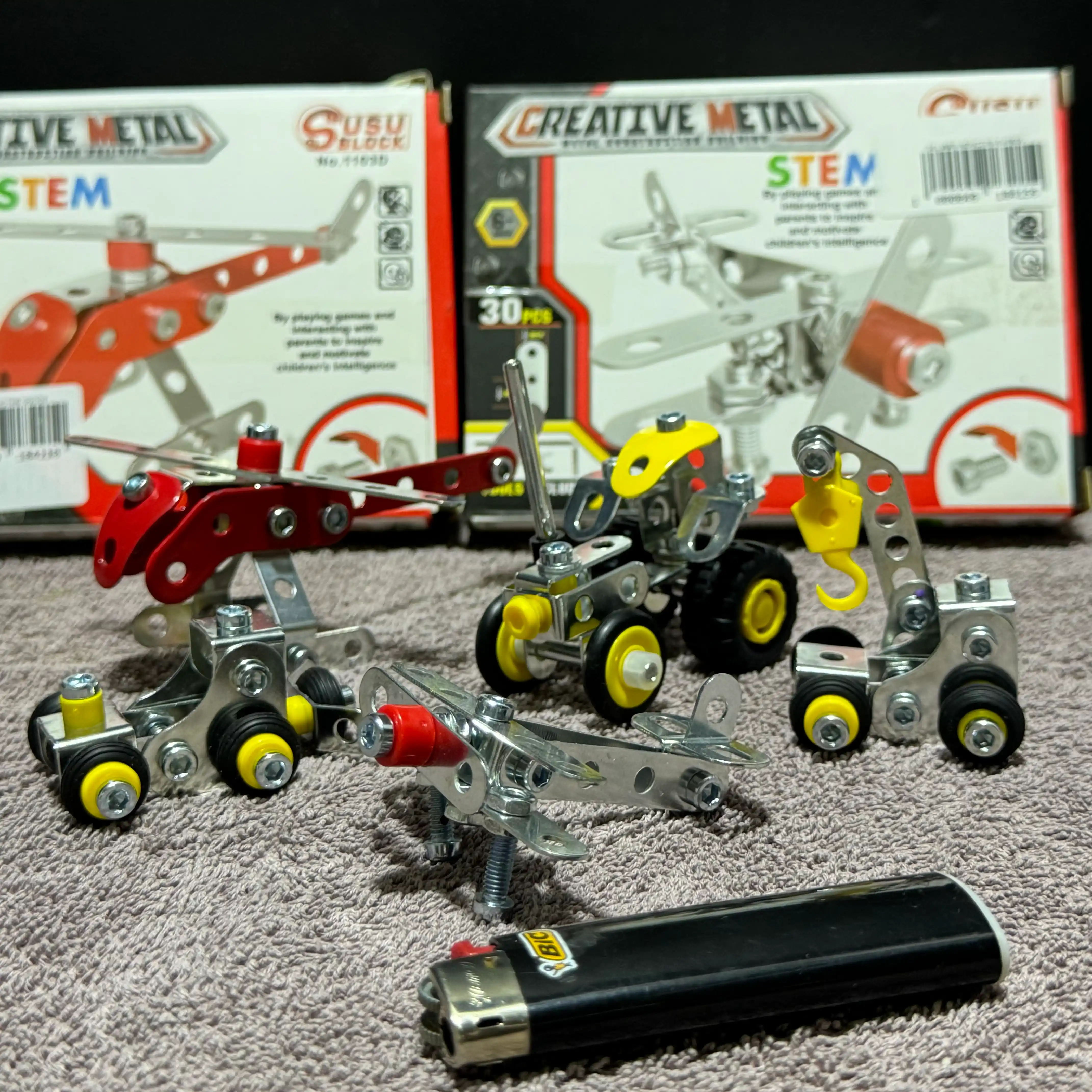 Металлический конструктор CREATIVE METAL, STEM Возраст 6+