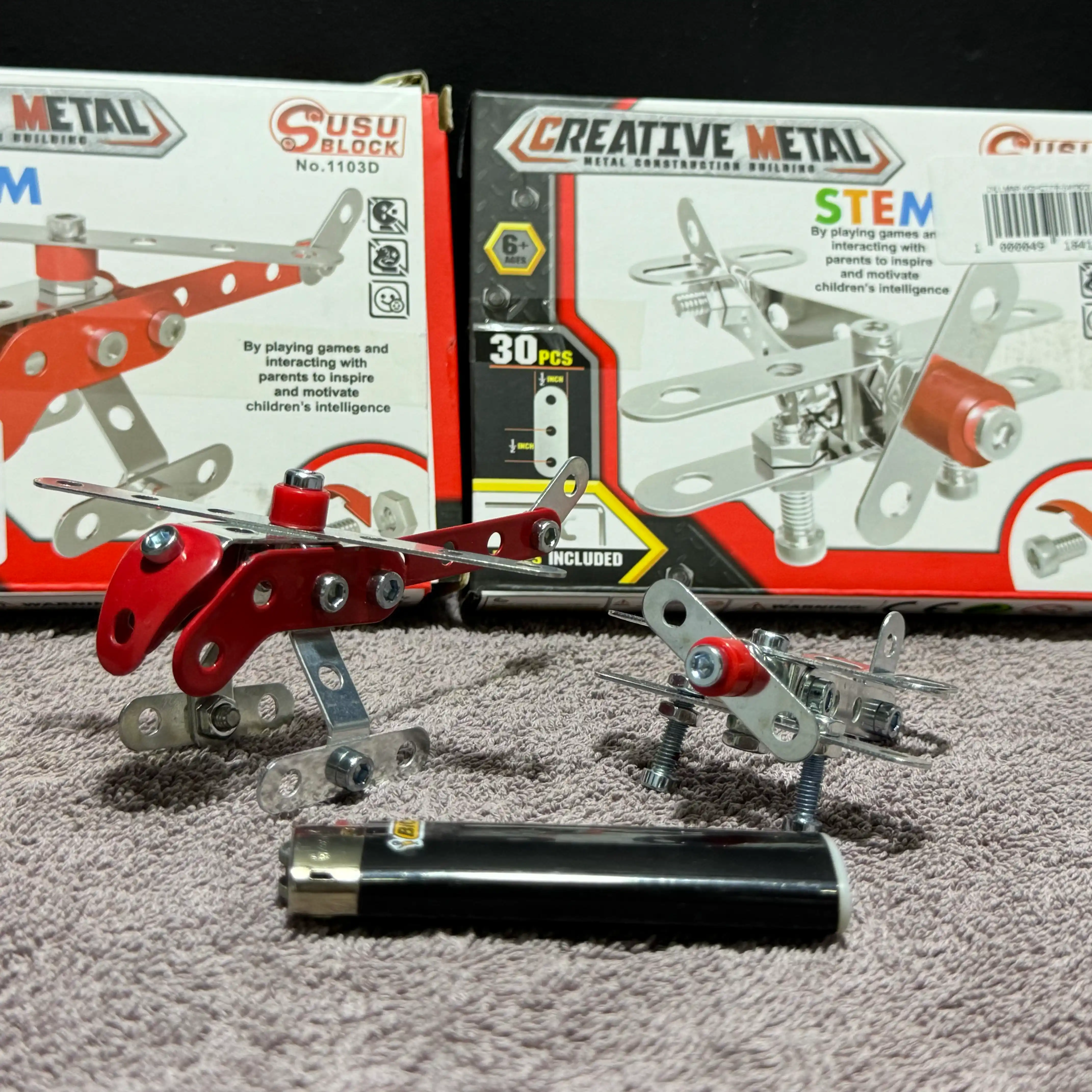 Металлический конструктор CREATIVE METAL, STEM Возраст 6+