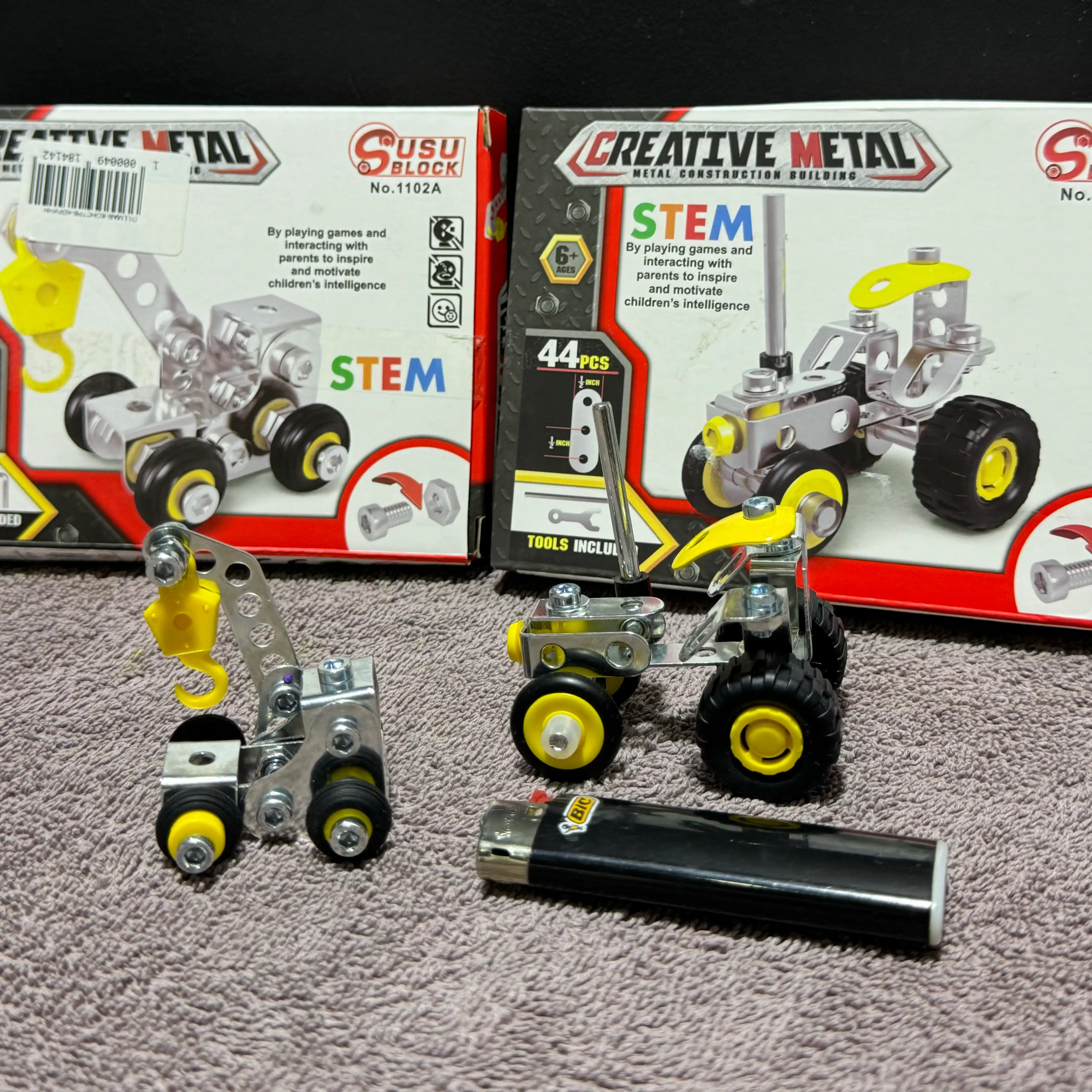 Металлический конструктор CREATIVE METAL, STEM Возраст 6+