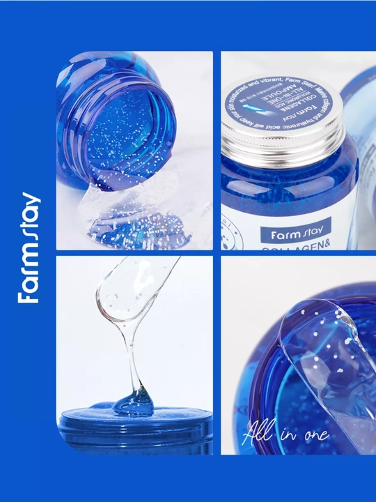 Ампульная сыворотка с коллагеном Farmstay Collagen Hyaluronic Acid All-In-One Ampoule