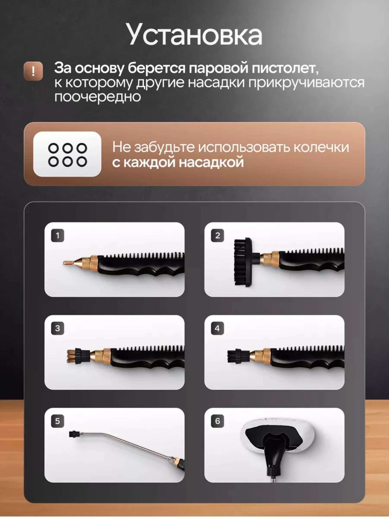 Пароочиститель для уборки дома Renomax, расширенный набор из 18 насадок ...