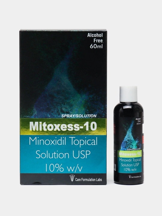 Миноксидил Mitoxess Minoxidil Topical Solution USP 10%, для роста волос и бороды, 60 мл