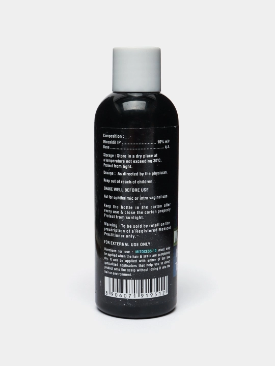Миноксидил Mitoxess Minoxidil Topical Solution USP 10%, для роста волос и бороды, 60 мл