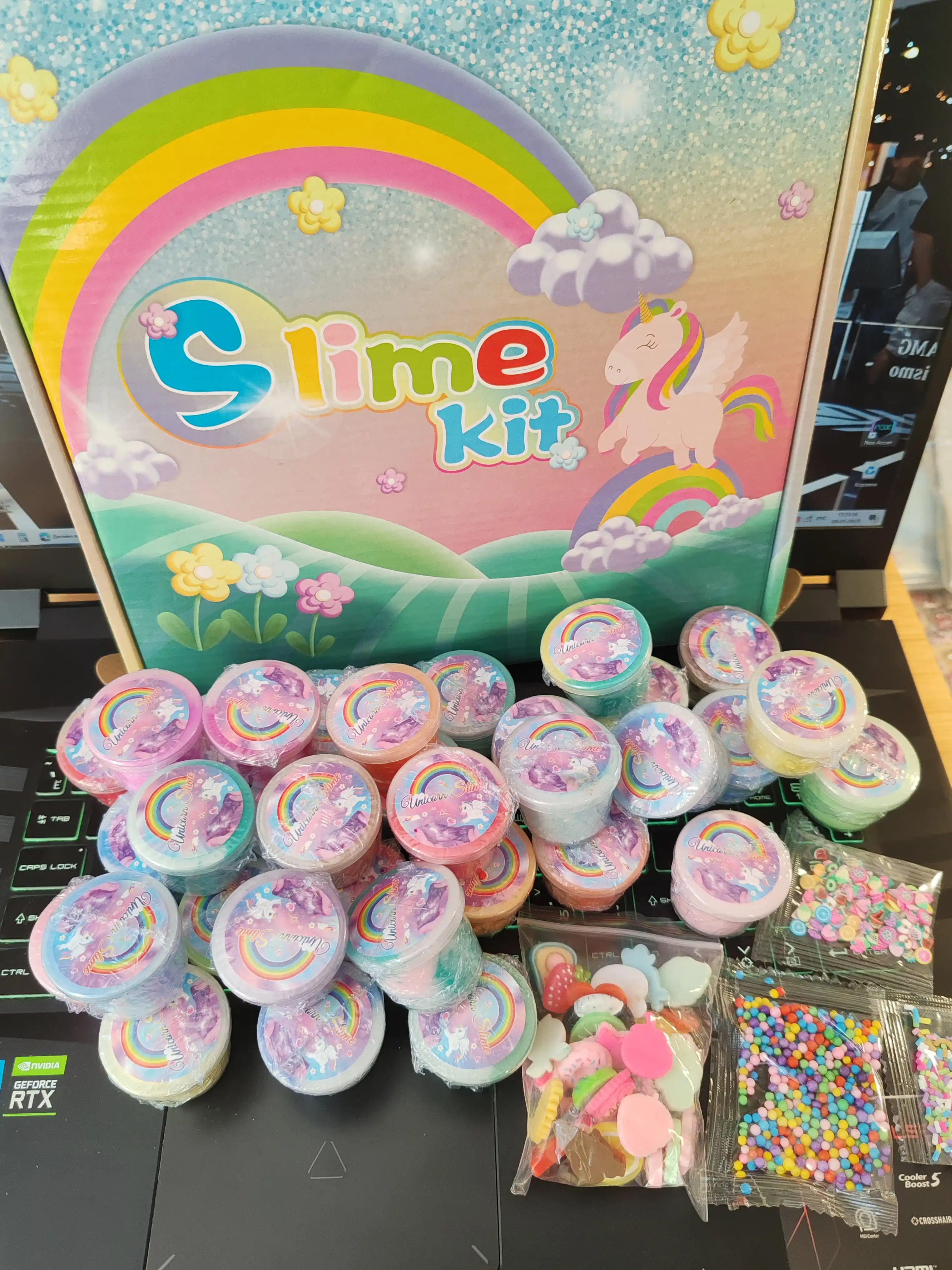 Детский набор слаймов Slime Kit, для творчества, опытов и экспериментов