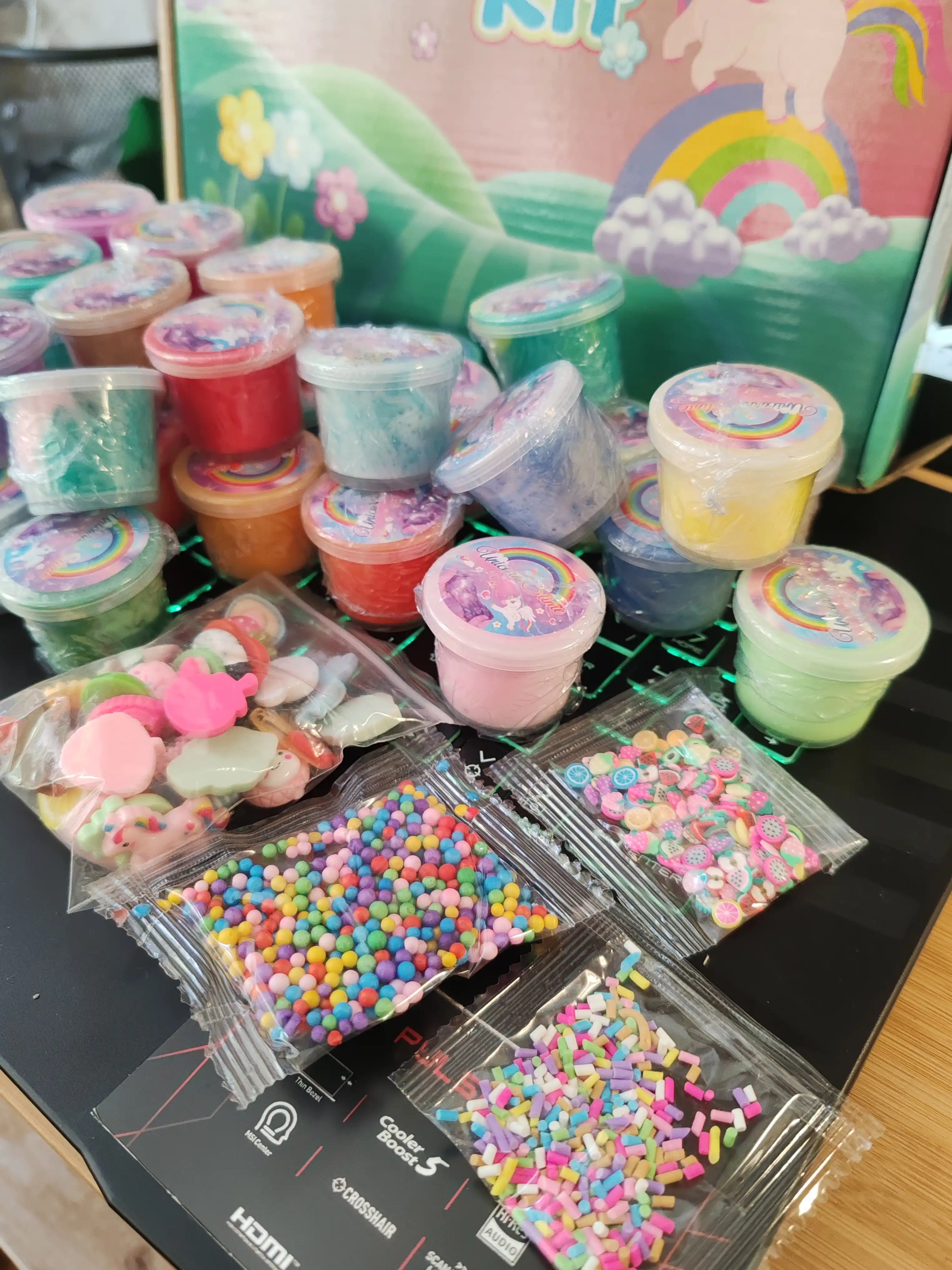 Детский набор слаймов Slime Kit, для творчества, опытов и экспериментов