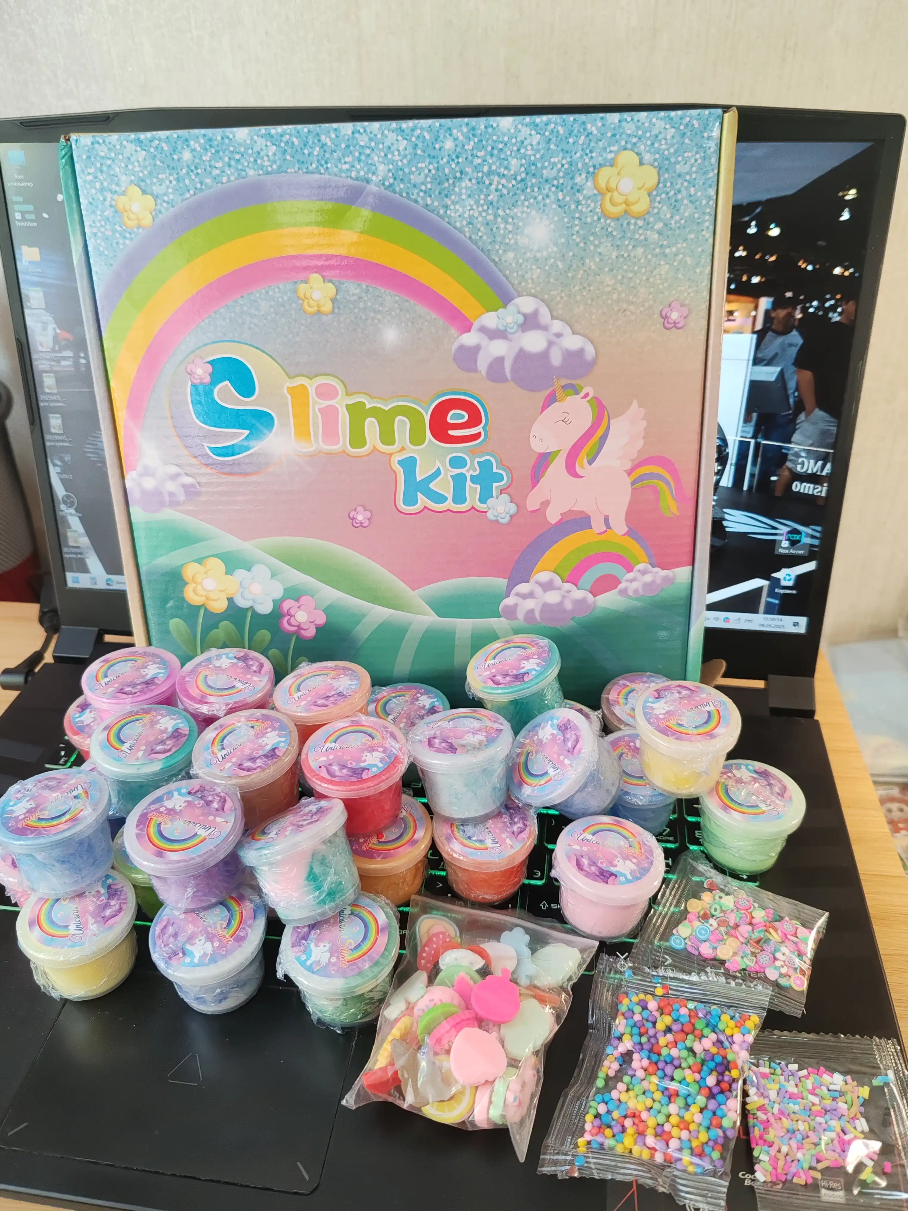 Детский набор слаймов Slime Kit, для творчества, опытов и экспериментов