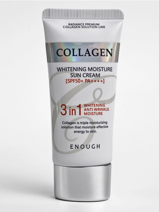 SPF50+ va kollagen bilan nemlendirici: 3b1 g'amxo'rlik va yoritish