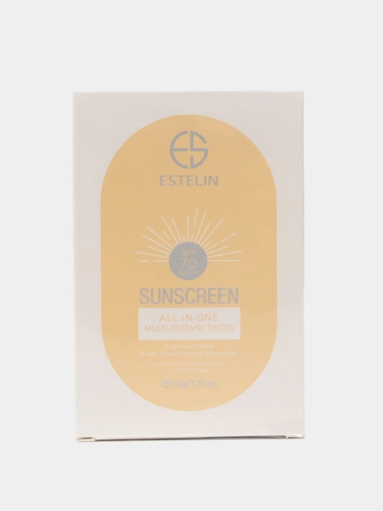 Quyoshdan himoyalovchi krem, suvga chidamli, ESTELIN SPF 100, 80, 70, 50 PA+++ 100 ml, 50 ml