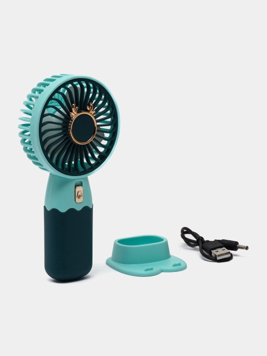 Mini qo'l ventilyatori, ish stoli, USB portativ, ixcham - 