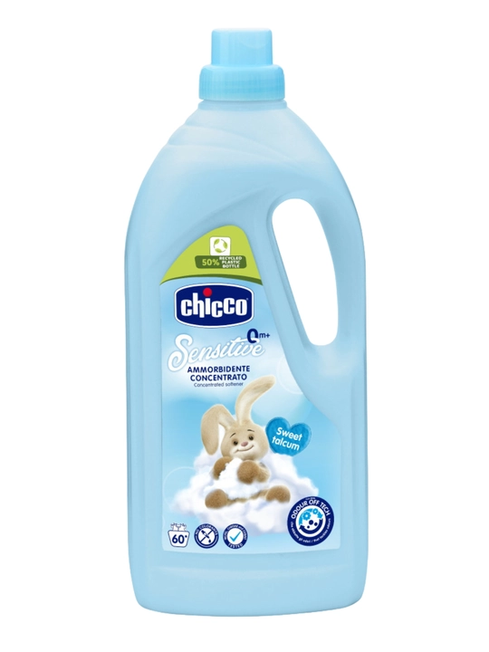 Кондиционер для детского белья Chicco Sweet Talcum Sensitive 0+, 1.5 л
