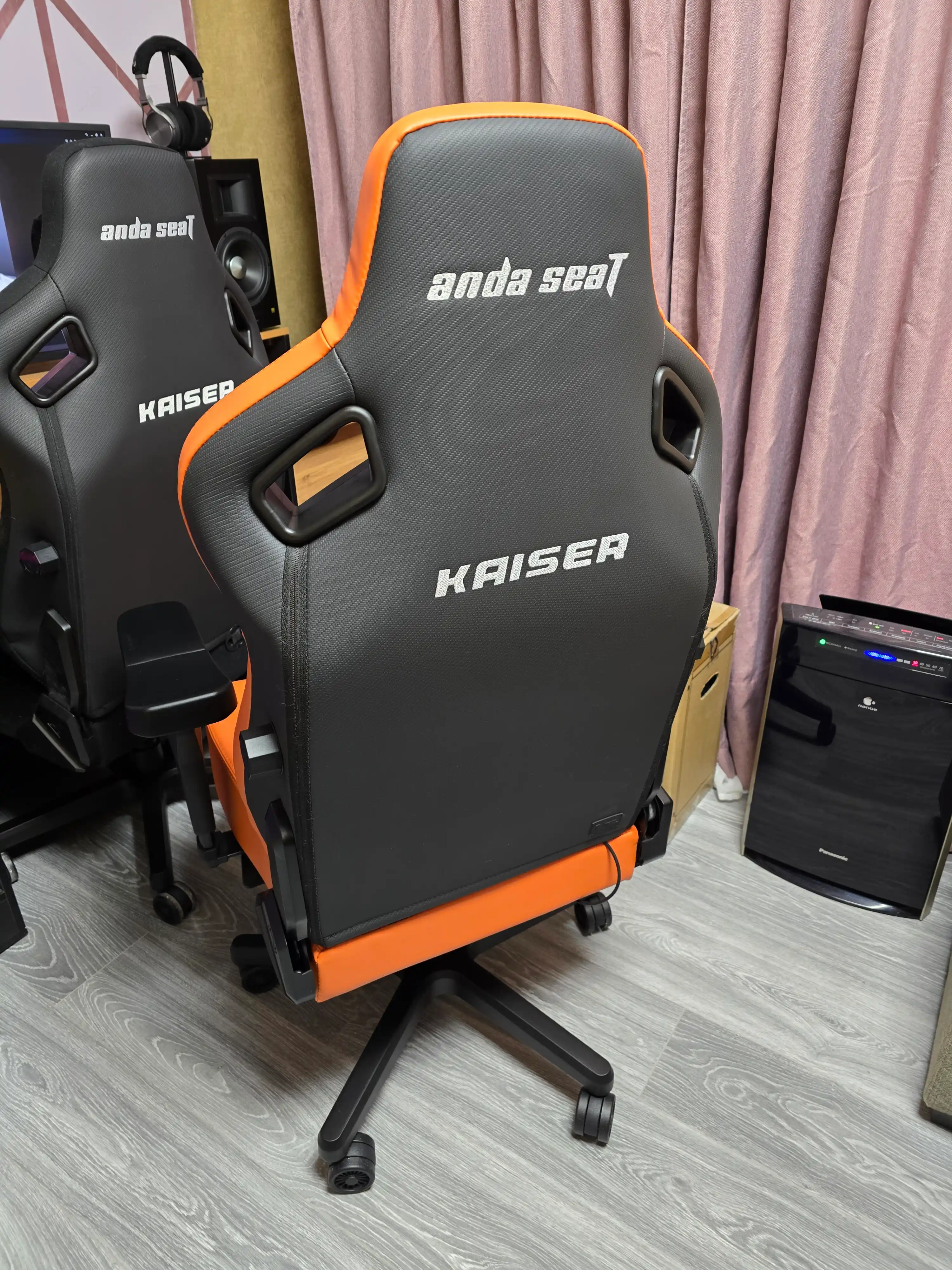Игровое компьютерное кресло Anda Seat Kaiser 4 Size, L, XL, Black, PVC
