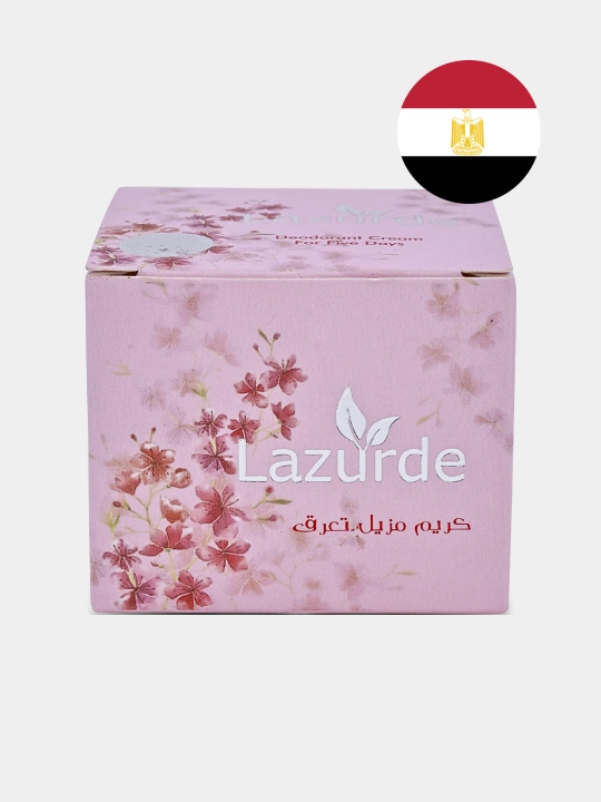 Parfyumlangan dezodorant kremi Lazurde, hid va terga qarshi, 50 g