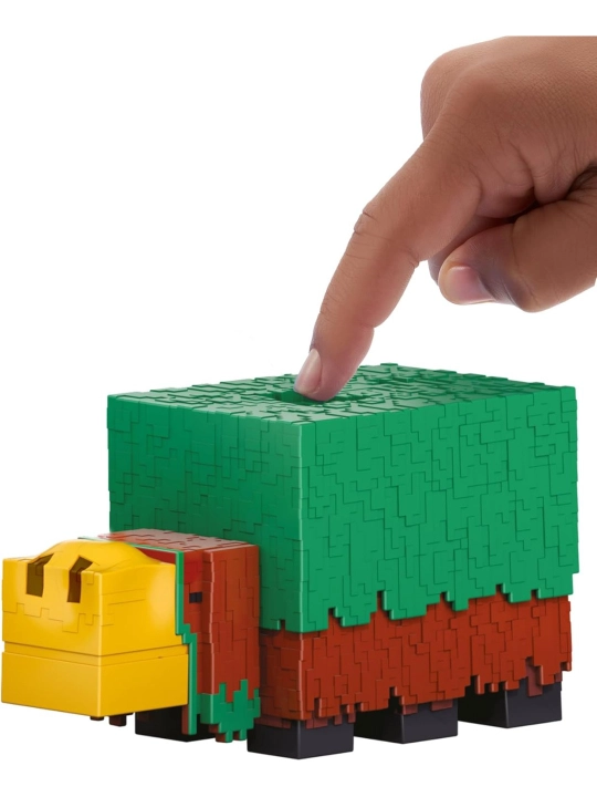 Фигурки Mattel Minecraft Warden , Sniffer со звуком и подсветкой