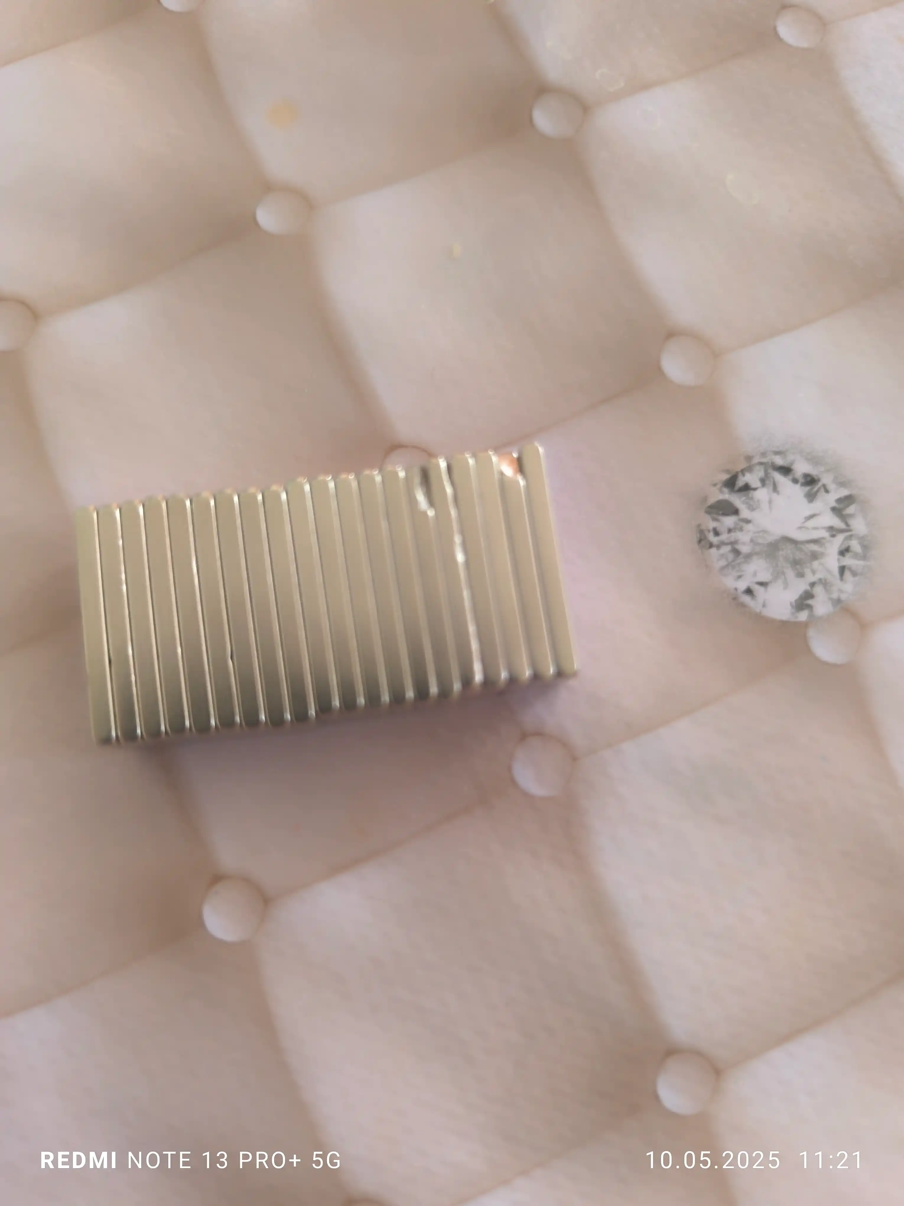 Neodimli magnitlar NdFeB N33, 20 * 10 * 2 mm