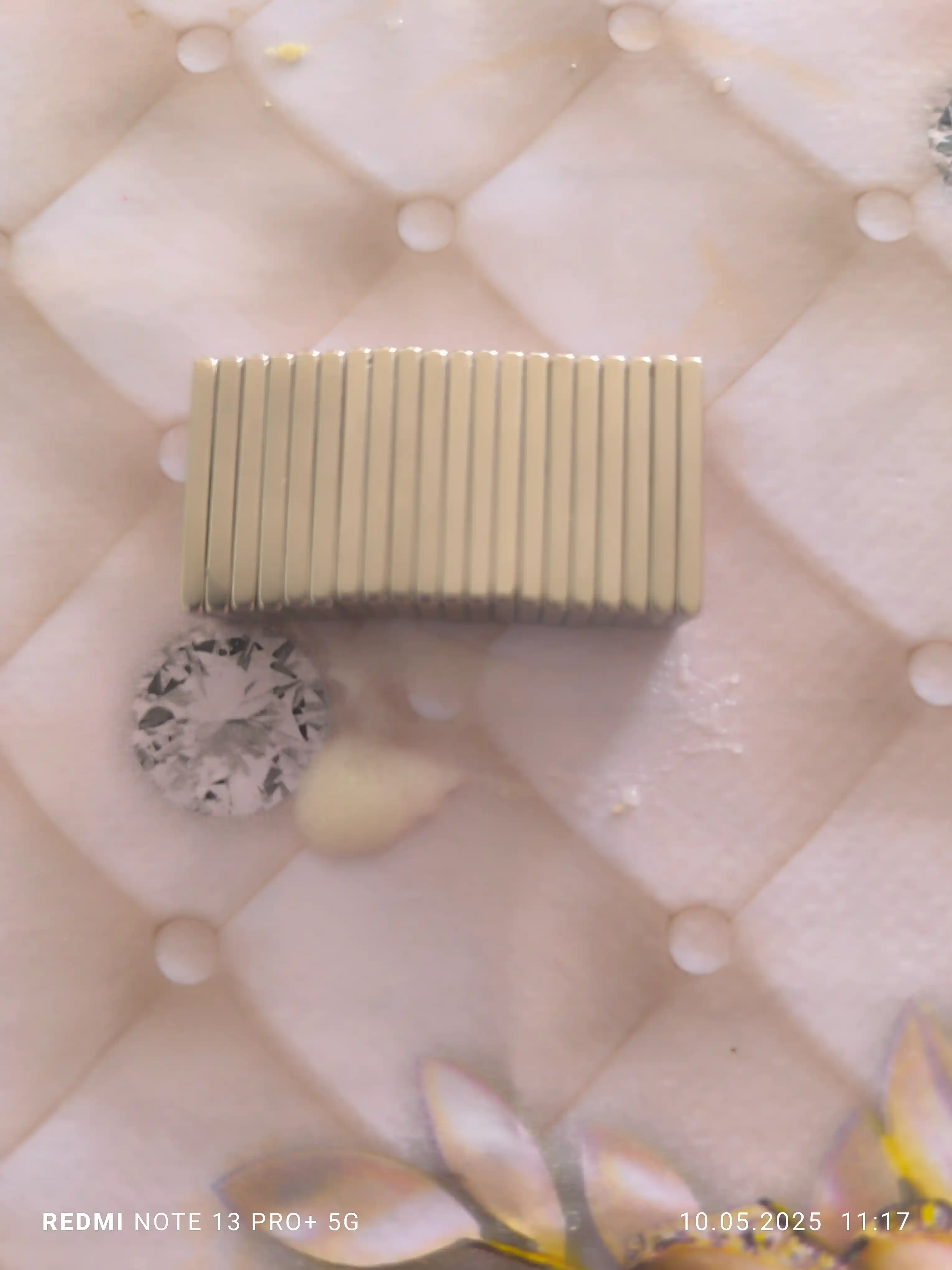 Neodimli magnitlar NdFeB N33, 20 * 10 * 2 mm