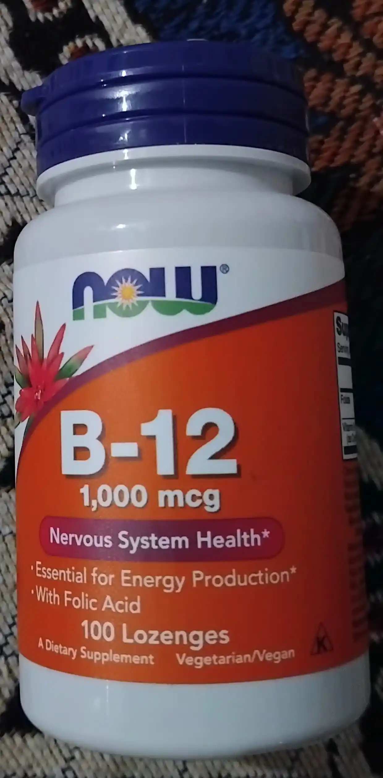 NOW Foods, Витамин B12, 1000 мкг, 100 капсул