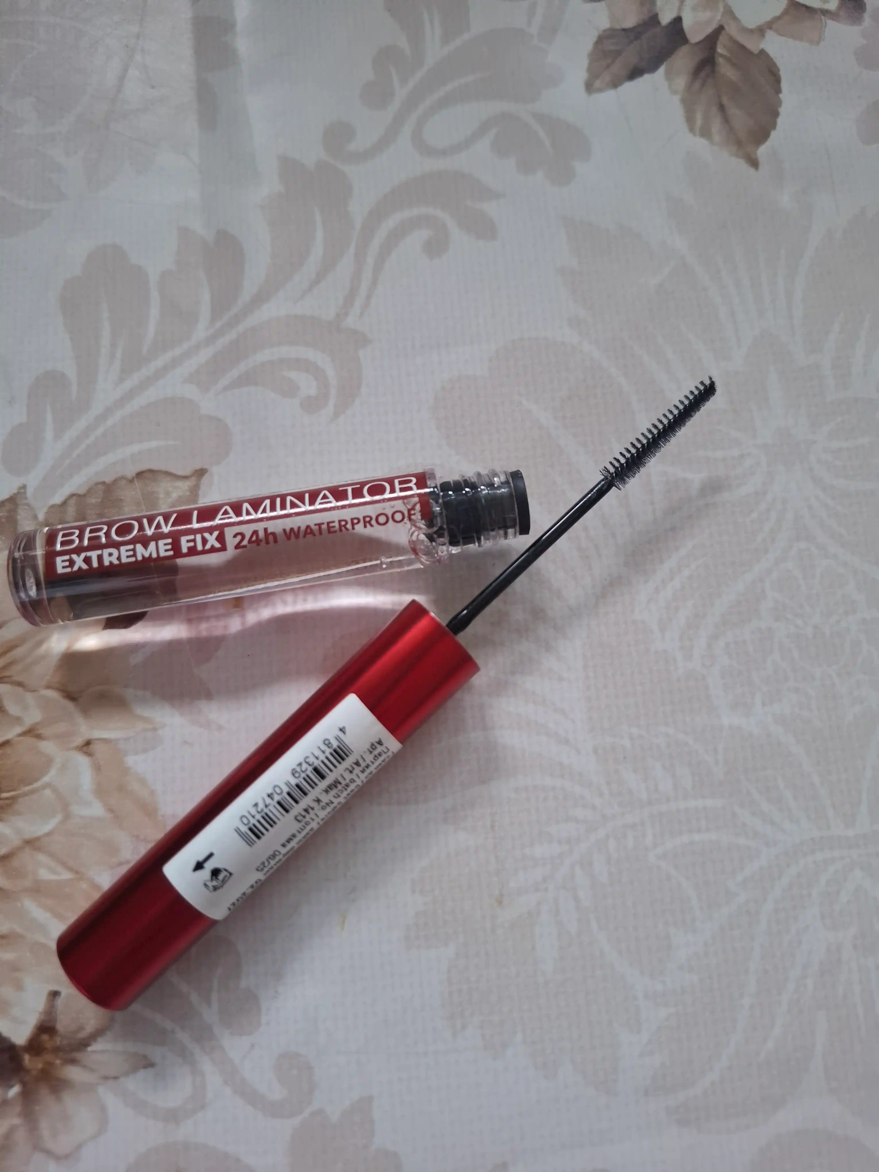 Гель-фиксатор для бровей, Luxvisage Brow Laminator extreme fix 24h, водостойкий, 4.2 г