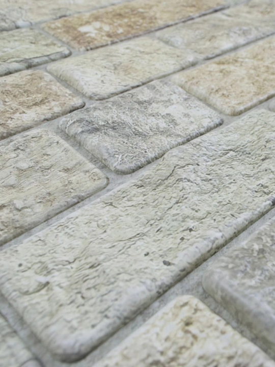 3D PVX panellar, 964x484 mm, har qanday xonadagi devorlar uchun, namlikka chidamli