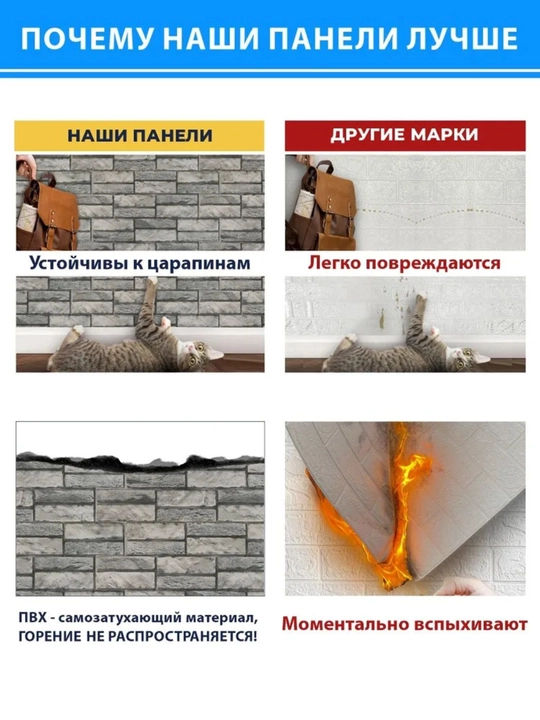 3D PVX panellar, 964x484 mm, har qanday xonadagi devorlar uchun, namlikka chidamli