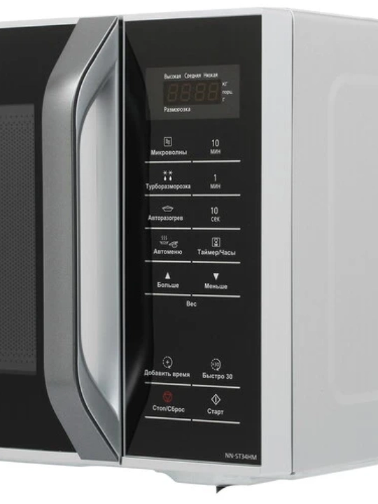 Микроволновая печь Panasonic NN-ST34HMZPE, 800 Вт, сенсорная панель, 25 л, 12 программ