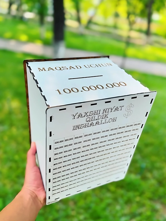 Копилка для сбора денег - коробка для целей