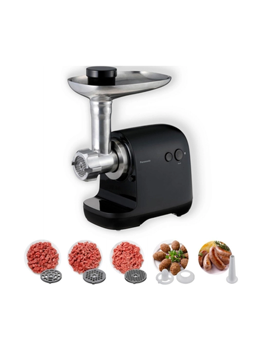 Мясорубка Panasonic MK-GX1700WTQ, MK-GX1710KTQ, 1700 Вт, 3 режущие пластины, 3 кг/мин
