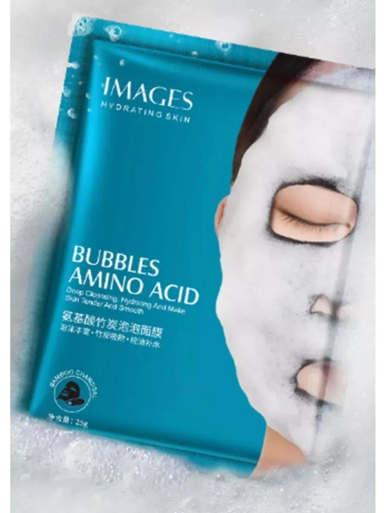 Маска пузырьковая на тканевой основе Images Amino Acid Bubbles
