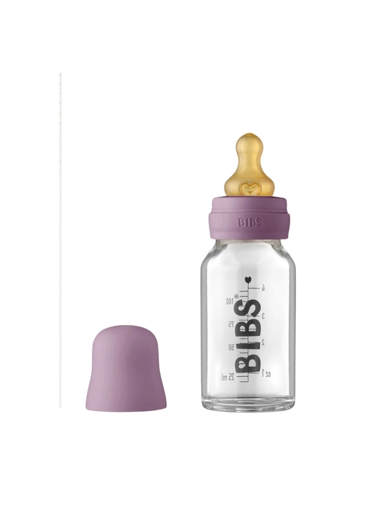 Детская бутылочка BIBS Baby Glass Bottle, боросиликатное стекло, 110 мл, 7 цветов - 