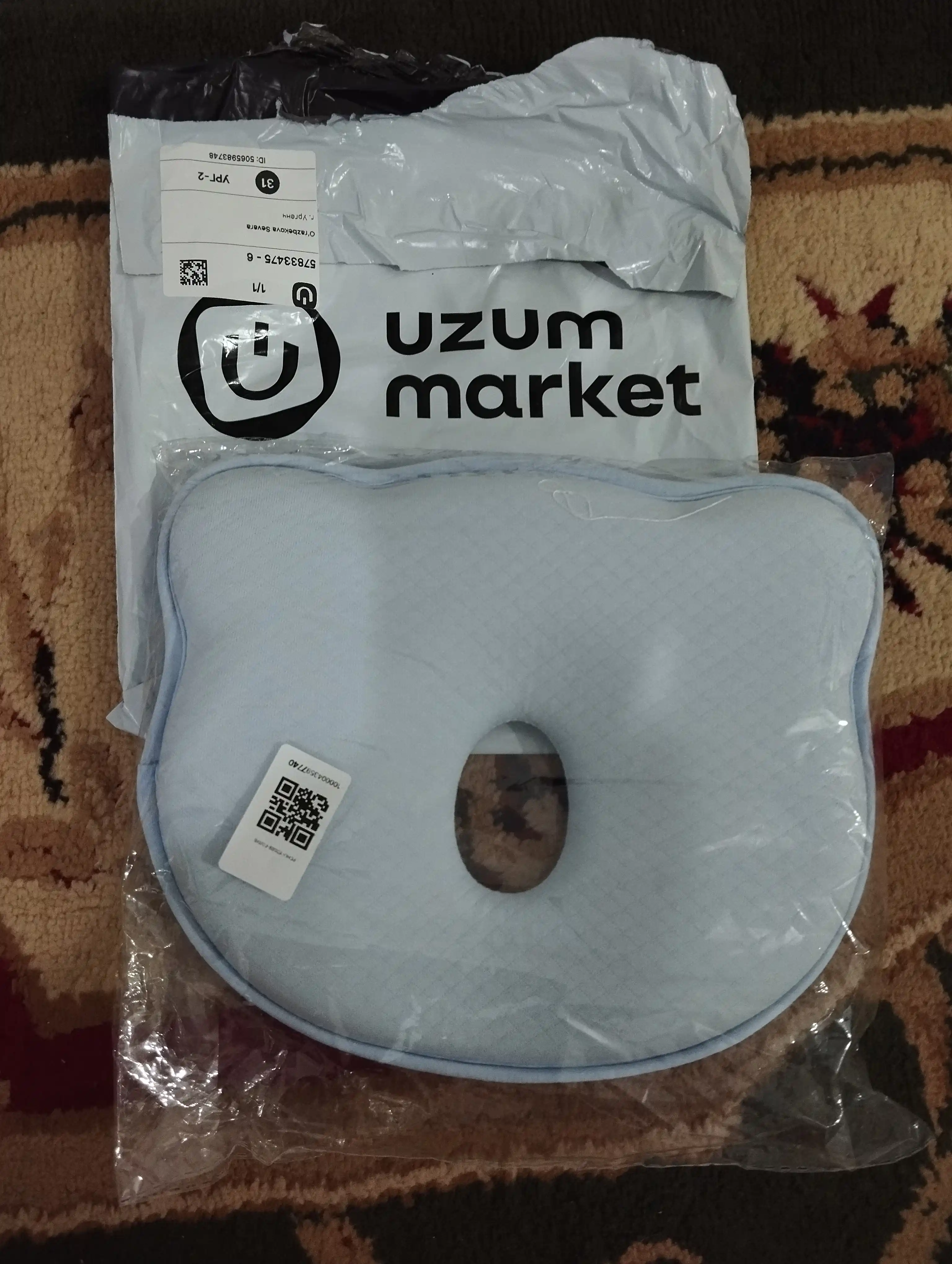Yangi tug'ilgan chaqaloqlar uchun ortopedik anotomik 3D xotira effektili yostiq +0