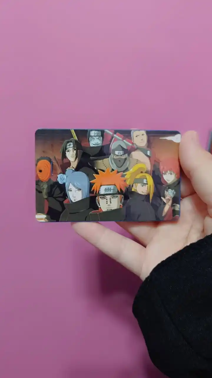 Bank kartasi stikerlari, Naruto, anime