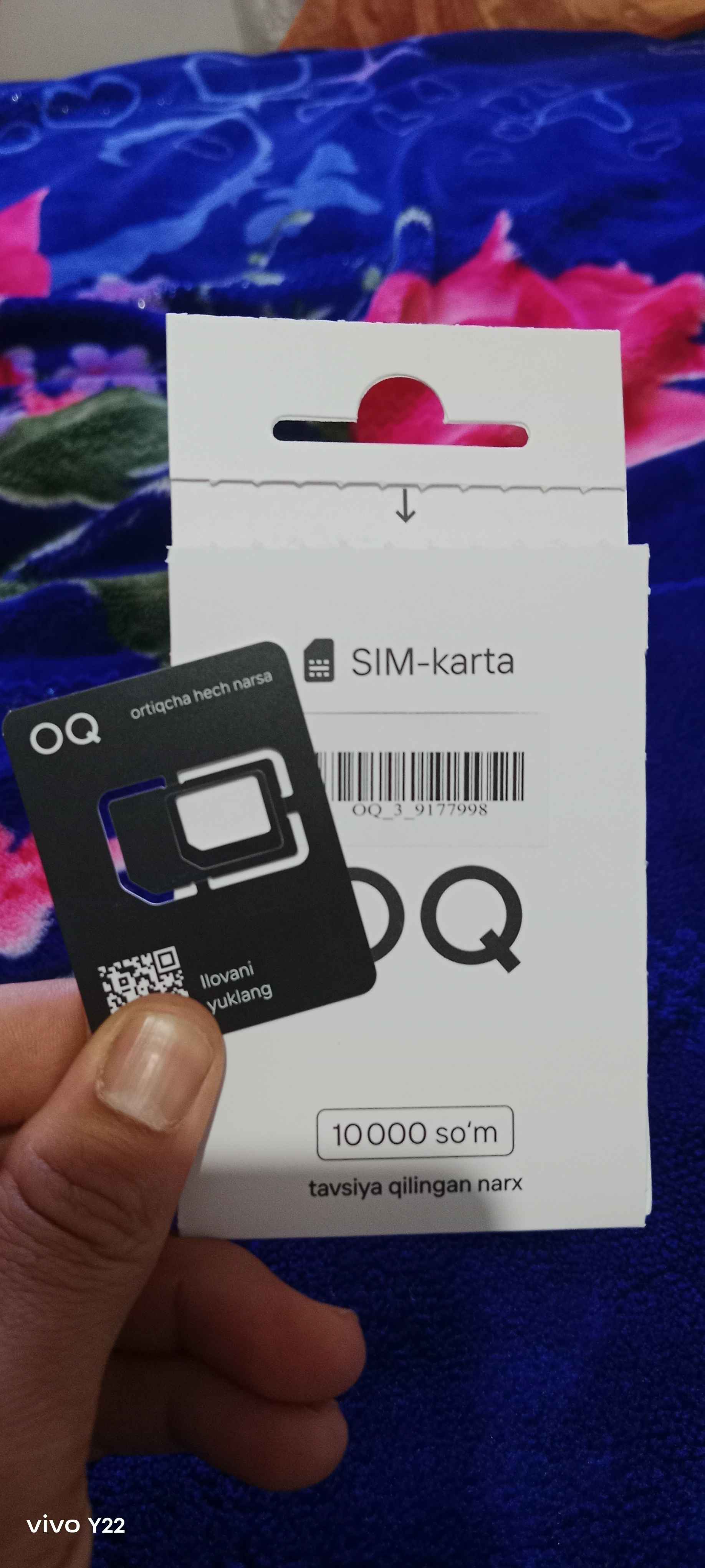 OQ SIM-kartasi, mustaqil ro‘yxatdan o‘tish va tezkor ulanish