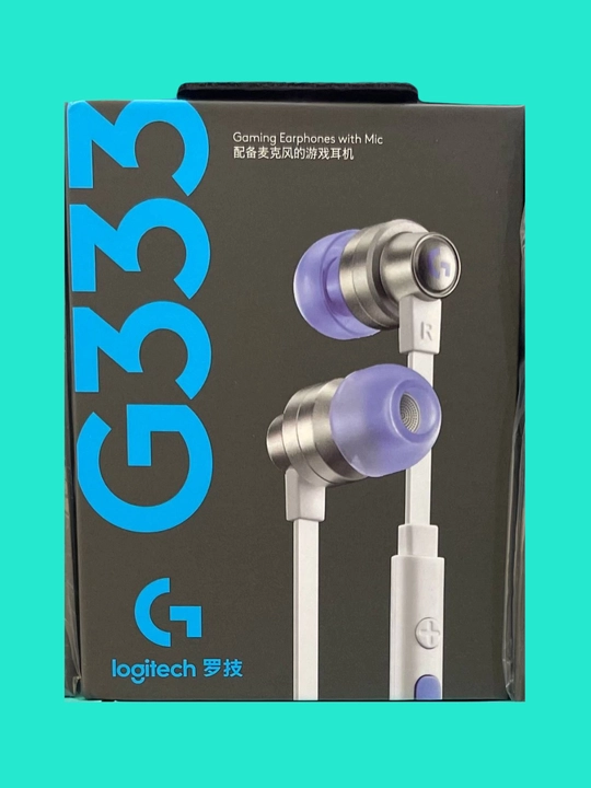 Logitech G333 Игровые наушники-вкладыши  – Двойные динамики – Микрофон – USB-C/3.5 мм