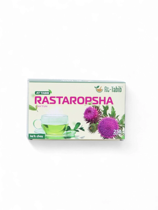 Rastoropsha, 25 ta filtr-paket, ko‘k choy