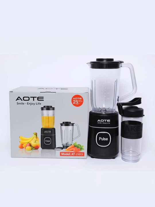 Smuzi uchun blender, statsionar kofe maydalagich, chopper 4 tasi 1 da, AOTE shisha stakan