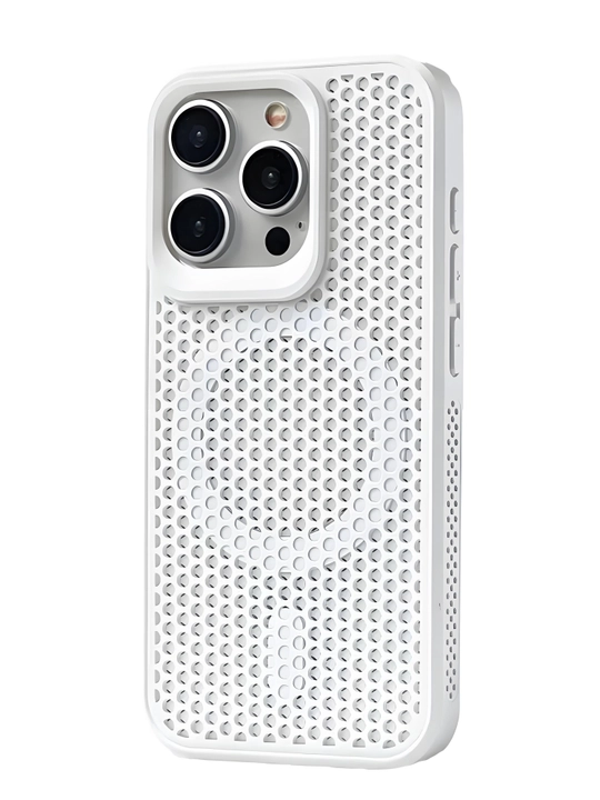 Чехол для iPhone 15/16/17 Pro/Max, с вентиляционными отверстиями и MagSafe - 